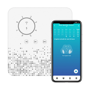 Rehent Tuya Smart APP 8 Zone Watering Irrigation Timer WiFi Control Garden Work with Alexa Google Sprinkler Controller