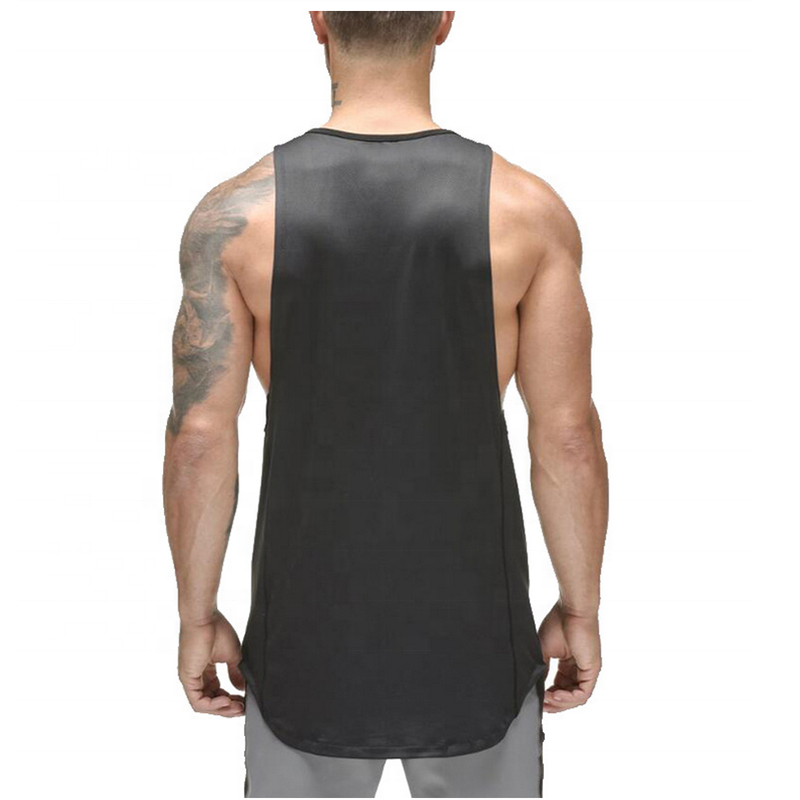 OEM Gymwear Bodybuilding Men Gym Fitness 100% polyester Tank Top