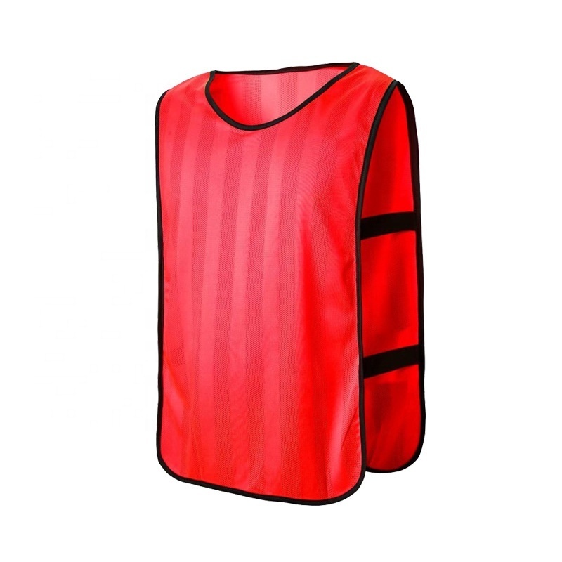 Wholesale men football bibs training  tops soccer football training vest