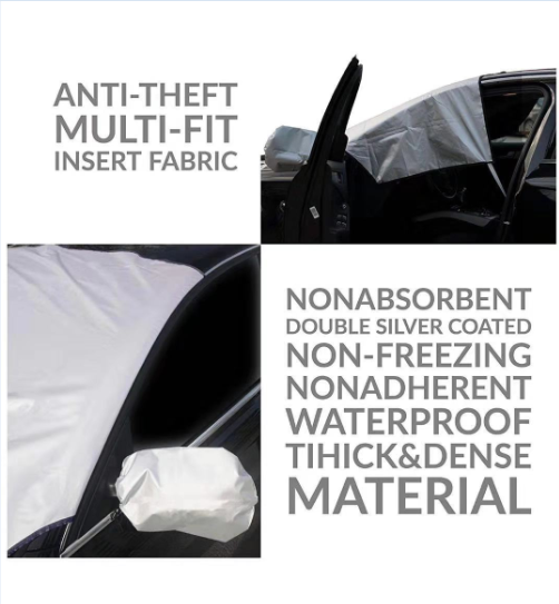 Premium Winter Car Magnetic Windshield Cover for Snow for ice and snow