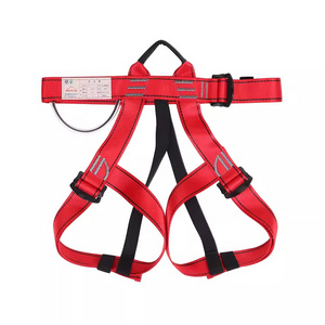 CE Certified Half Body Safety Harness for Outdoor Rock Climbing Overhead Fall Protection