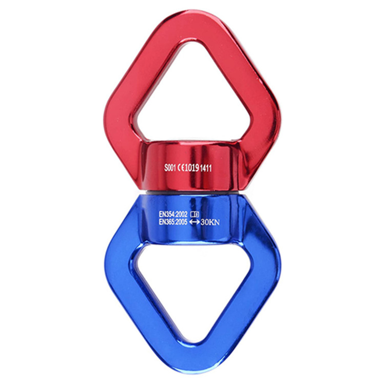 30KN Breaking Strength 360 Safest Rotational Device Hanging Accessory Swing Swivel  for Rock Climbing Hanging Hammoc Web Tree