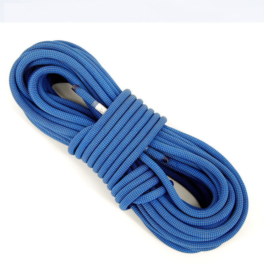 Outdoor colored climbing rope 9mm/10.5mm/12mm/14mm high altitude static 8 mm climbing rope  specification