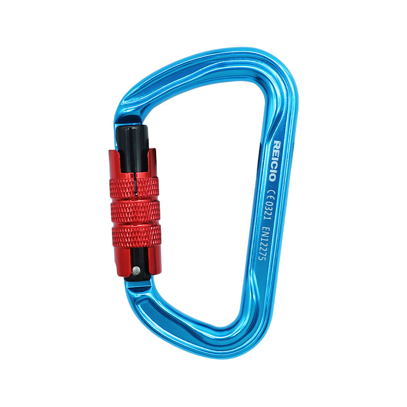 Climbing high strength Twistlock automatic main lock outdoor mountaineering safety carabiner  rescue equipment hook