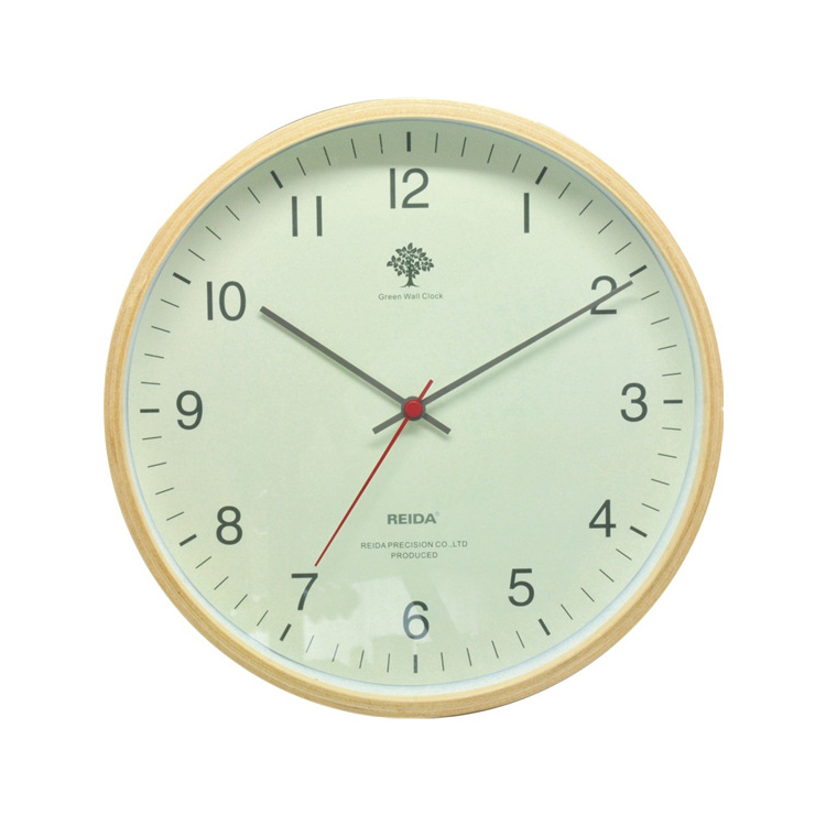 China manufacturer high quality modern wood wall clock for home decoration