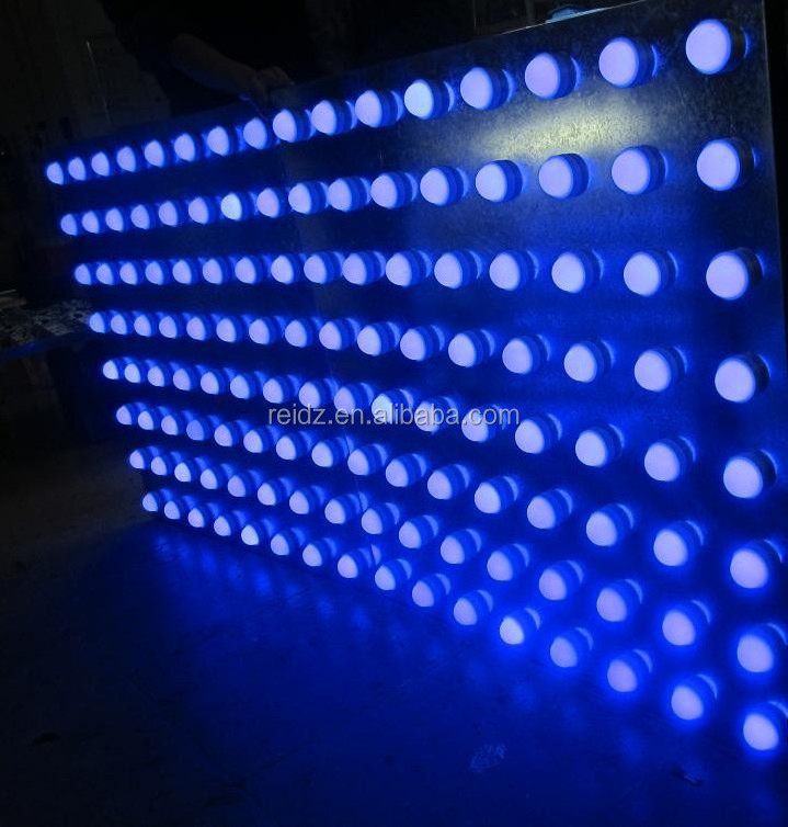 Bar disco night club indoor project Advertising lights DVI DMX rgb led pixel matrix light