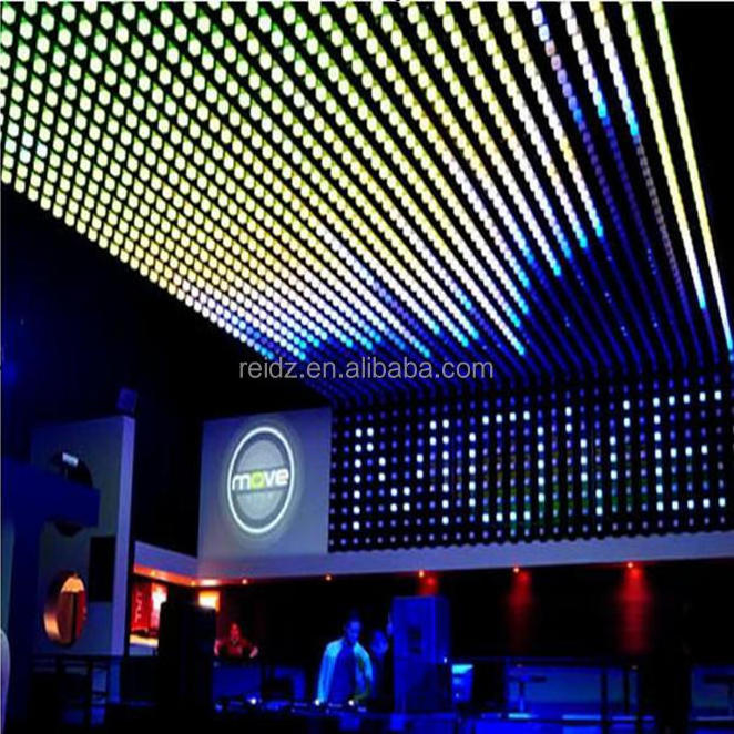 Bar disco night club indoor project Advertising lights DVI DMX rgb led pixel matrix light