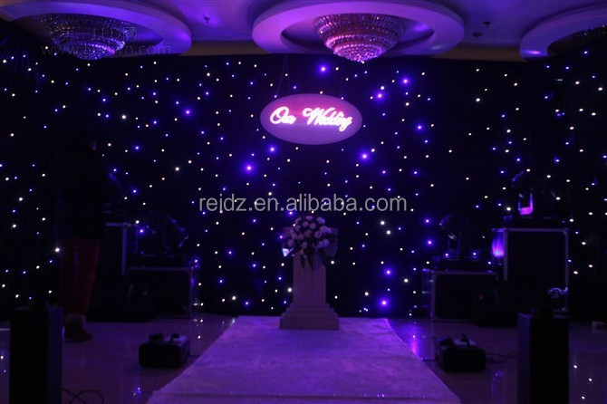 Led curtain wall light star sky led lights for Christmas wedding party events decoration