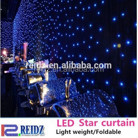 Led twinkling STAR curtain cloth dj light for disco ceiling star light led ceiling decorative light