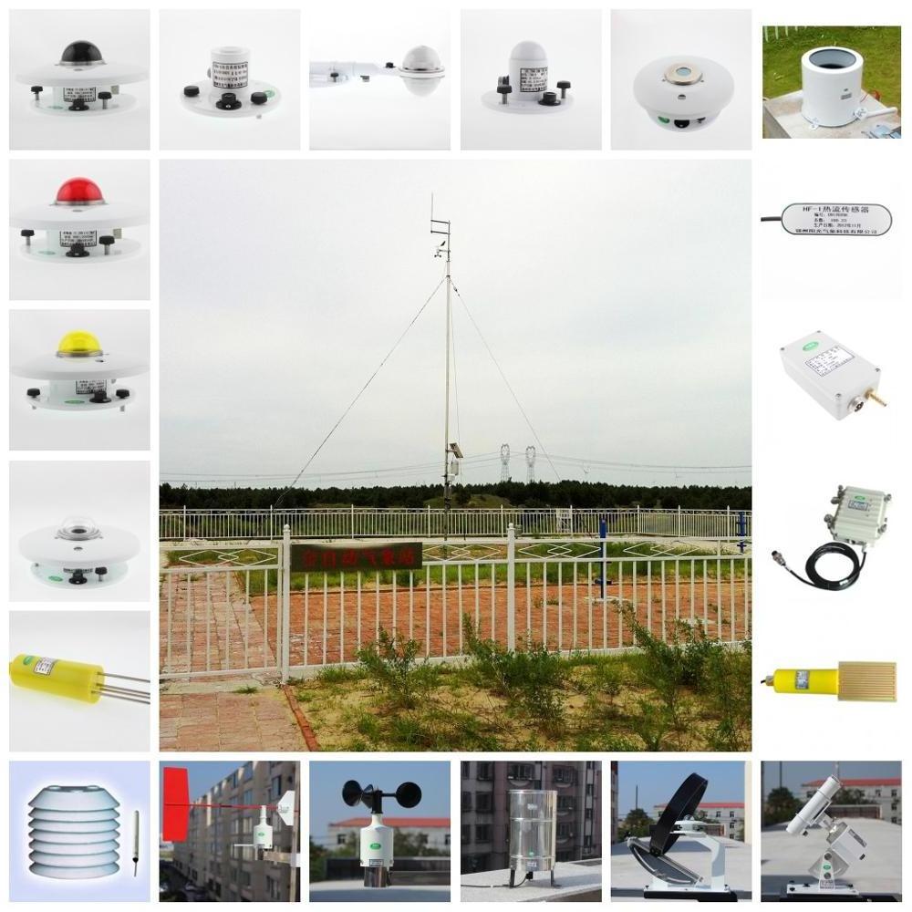 High precision digital automatic Solar power GSM communication weather station