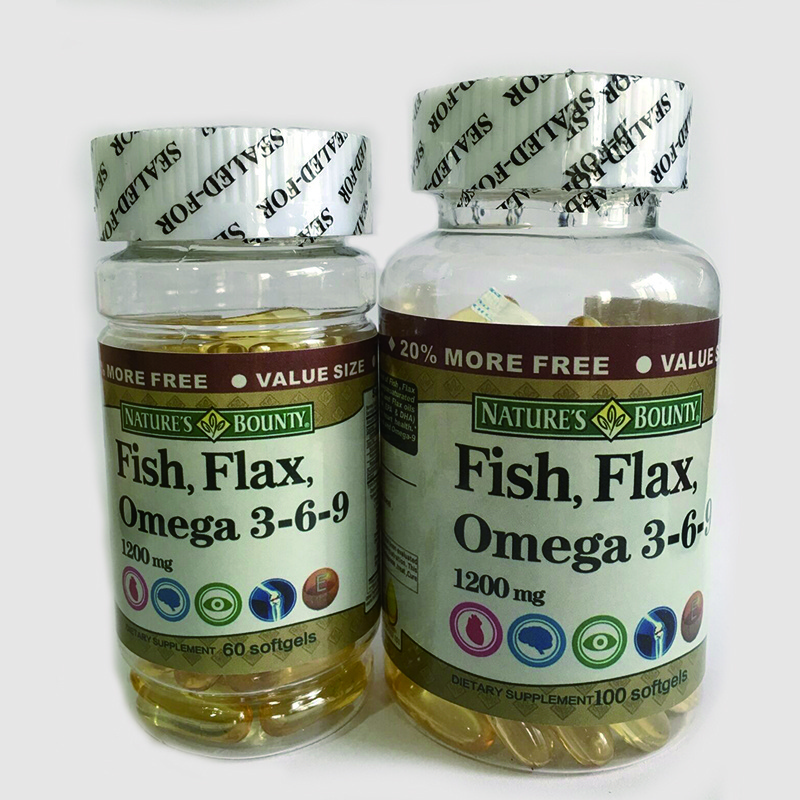 High Quality Food Supplement Omega 3 Fish Oil Softgels Capsule