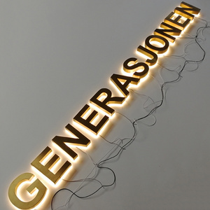 Manufacturer Sell Led Letter Shop Lights Sign Shop Mall Signage Lighted Signs