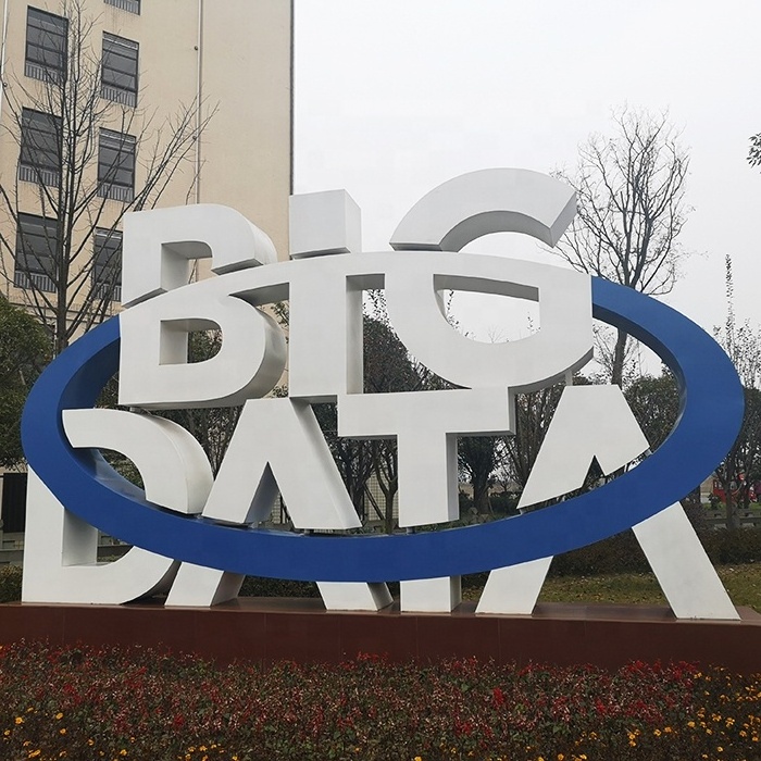 Metal Big Letters Sign Customized Large 3D Letter Sign Stand 3D Advertising Equipment Outdoor