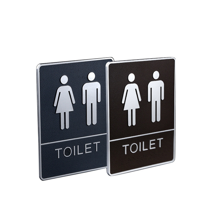 Public Toilet Room Signboard Wc Signage Toilet Door Sign Plate