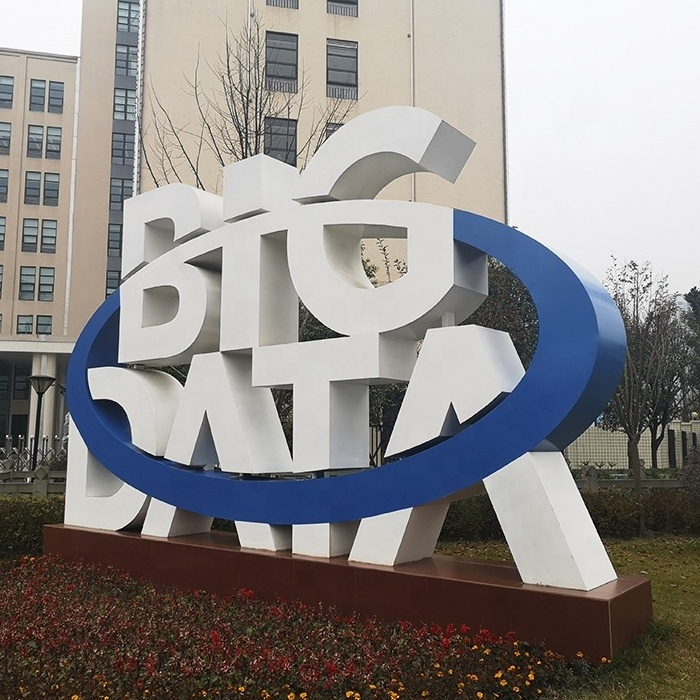 Metal Big Letters Sign Customized Large 3D Letter Sign Stand 3D Advertising Equipment Outdoor