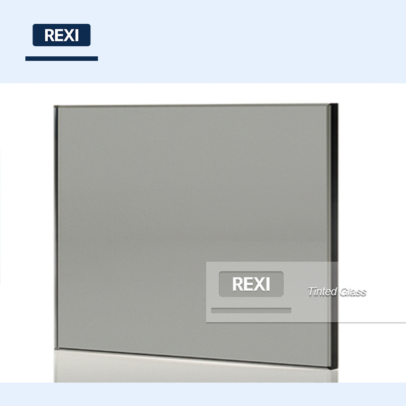 3mm-12mm Tinted Float Glass with Green Blue Grey Bronze Colors Optional