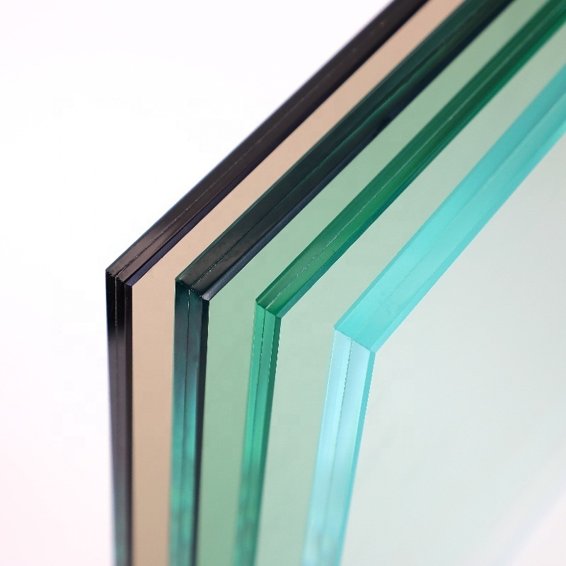 6.38mm 8.38mm 10+1.52+10mm annealed PVB SGP Laminating  Laminated Glass