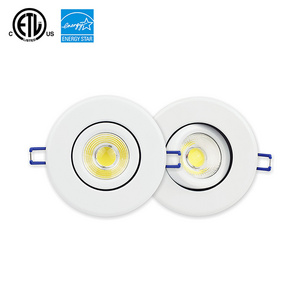 High Quality 4 inch modern Led Downlight gimbal trim for recessed pot light