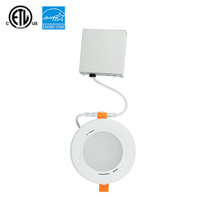 4 inch round recessed gimbal LED ceiling panel light with ETL