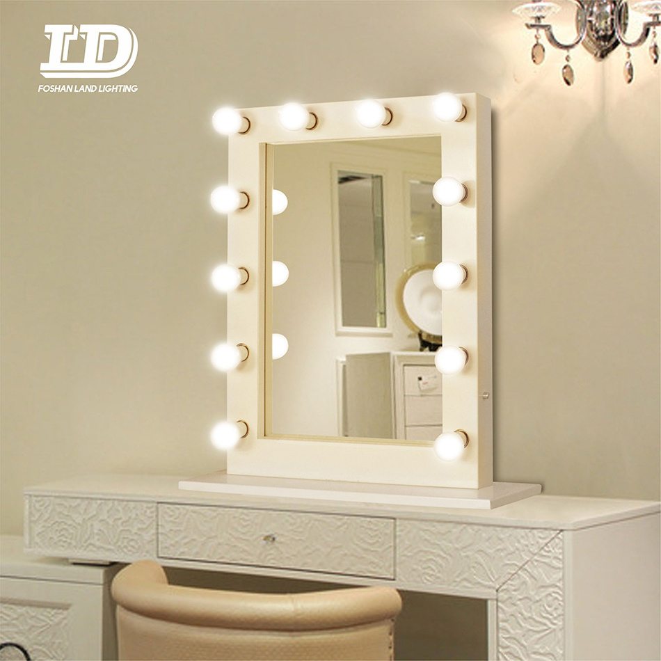 12 Bulbs Smart Illuminated Hollywood Led Light Makeup Vanity Mirror