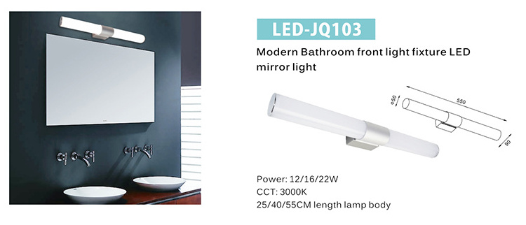 LED Mirror Light 9W/12W AC110-240V Waterproof Modern Cosmetic Wall Lamp For Bathroom Light sconce lamp