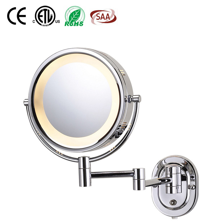 Beauty Make Up mirror 360-degree Rotating shower room of five-star hotel Shaving Bathroom Mirror