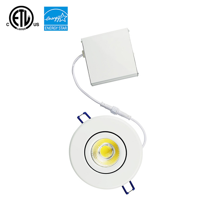 High Quality 4 inch modern Led Downlight gimbal trim for recessed pot light