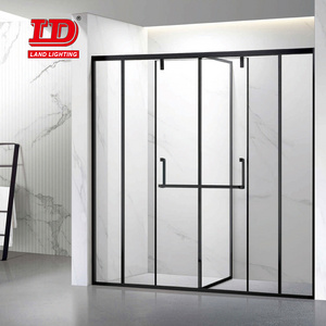 Luxury Style Folding Accordion Tub And Shower Doors From Foshan Factory