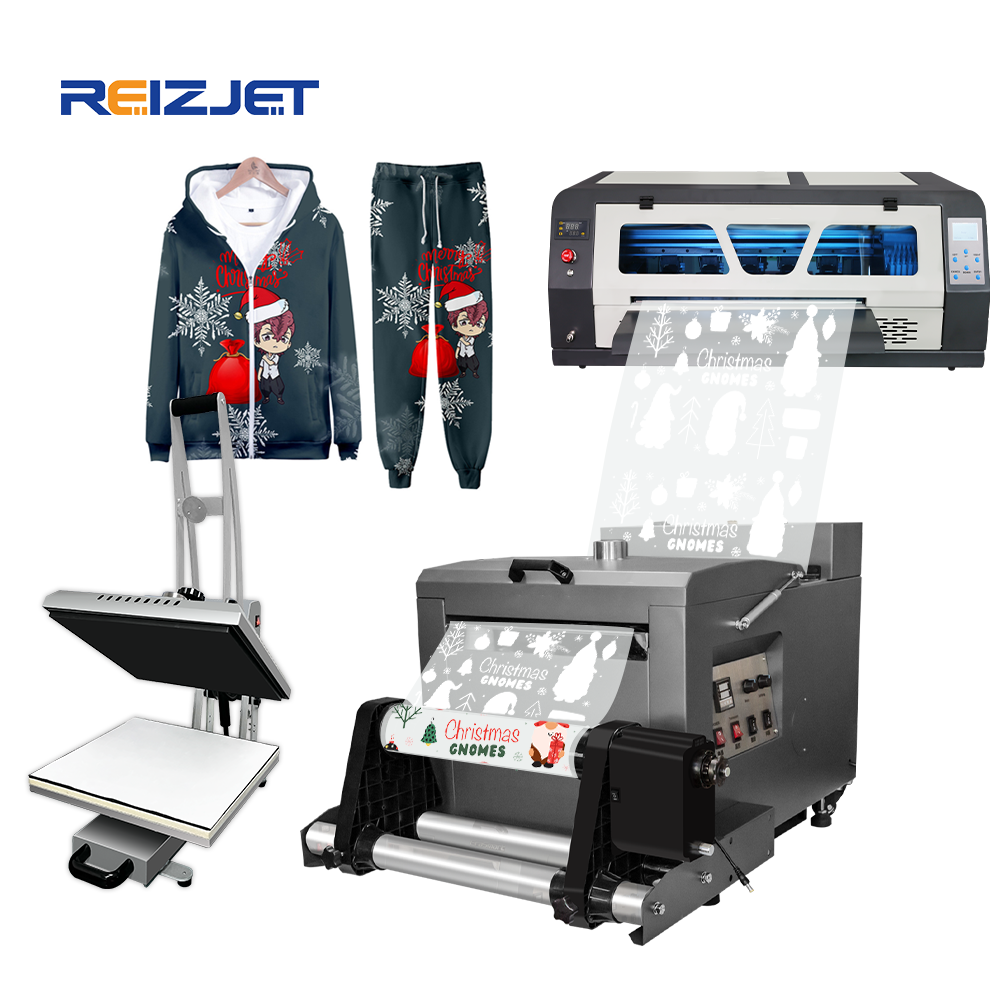 Reizjet Hot Sale NEW 24 inch 60cm 30cm 50cm DTF Printer Double Heads A2 Commercial Pet Film Inkjet Printing machine