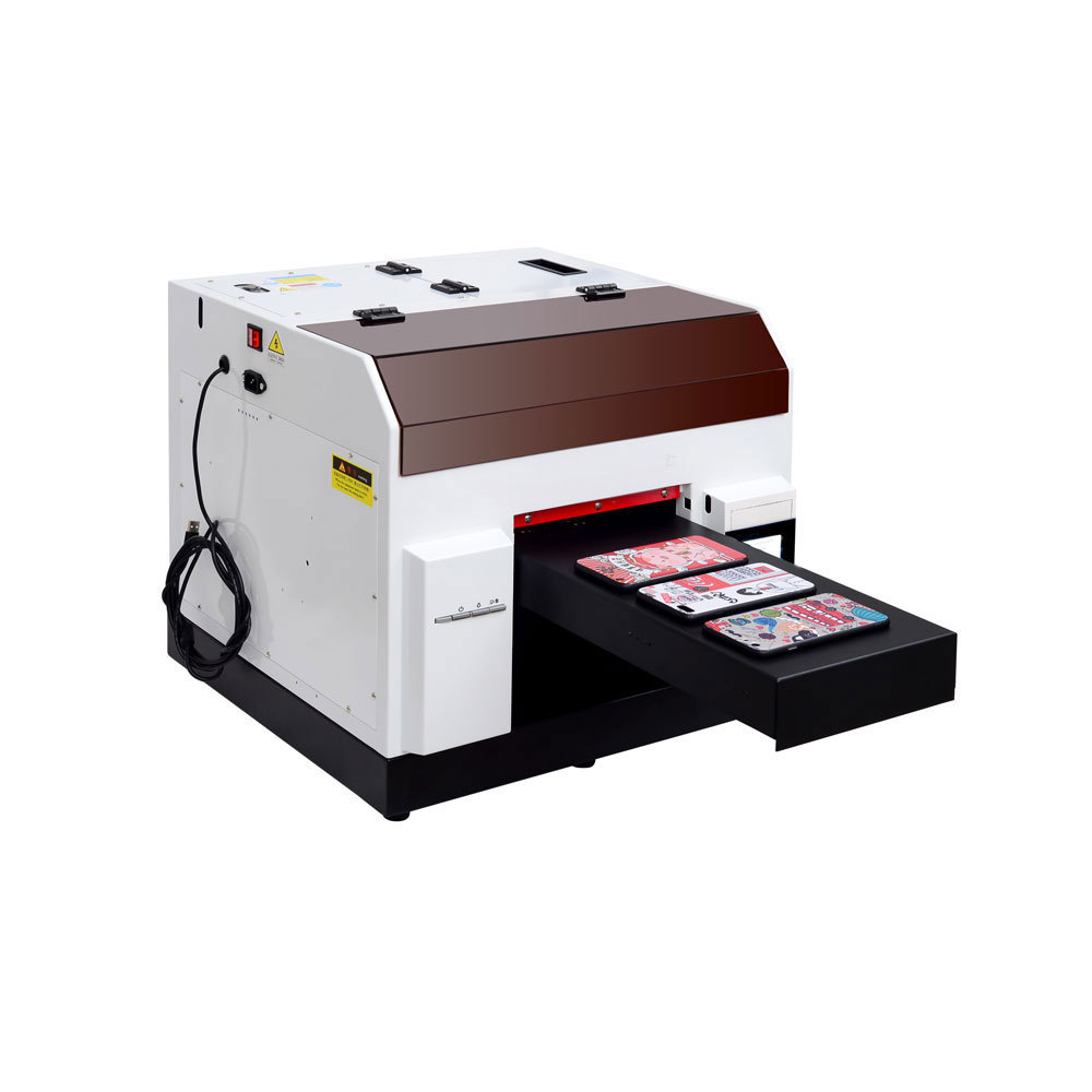 Reizjet Factory Price Digital A4 Inkjet UV Flatbed Printer For Pen Golf Ball Pvc Card Printing Shop Machines 3D UV Printer