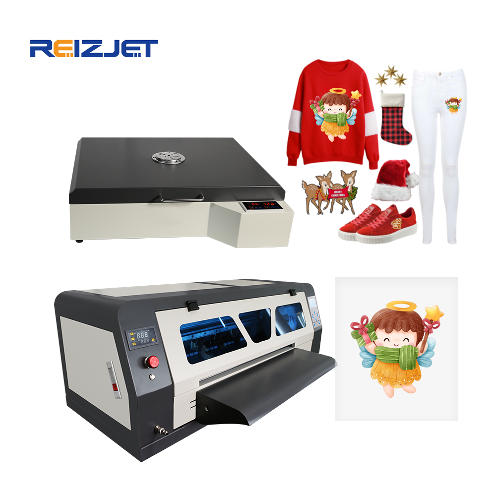 Reizjet Hot Sale NEW 24 inch 60cm 30cm 50cm DTF Printer Double Heads A2 Commercial Pet Film Inkjet Printing machine