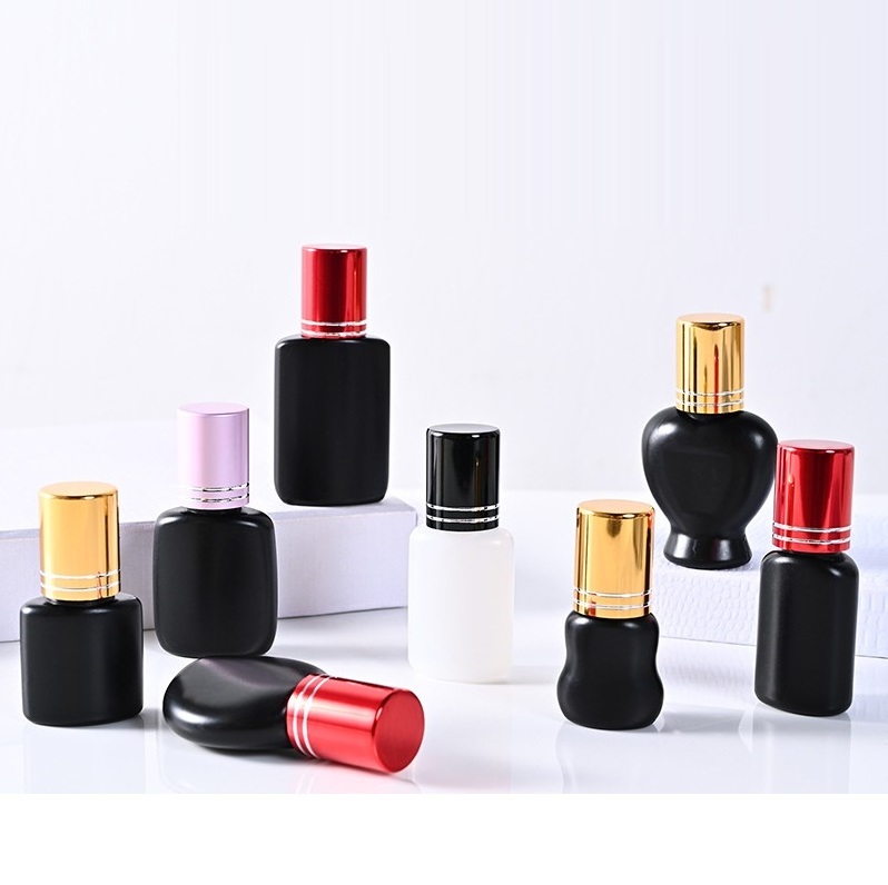 3ml 5ml 7ml 8ml 10ml 12ml 15ml 18ml white black nail polish eyelash glue super glue HDPE bottle with brush