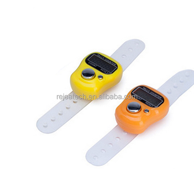 Islamic Finger Tasbeeh Plastic Digital Tally Counter Gift for Muslim Customized Ring Finger Counter with Adjustable Finger Belt