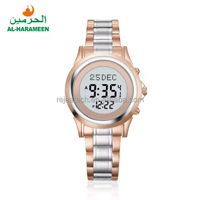 High Quality HA-6381 Women's Stainless Steel Watch Quran Read Pen with Touch Control Battery Power Display FM Features Muslims