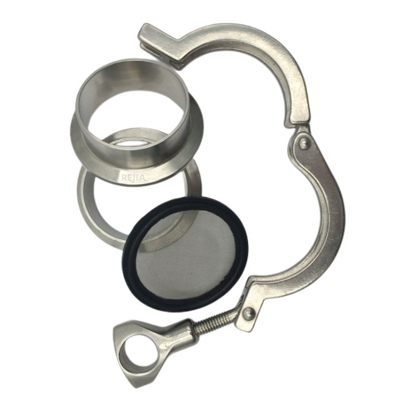 Sanitary Stainless Steel Tri Clamp Ferrule Clamp Gasket with Screen Mesh