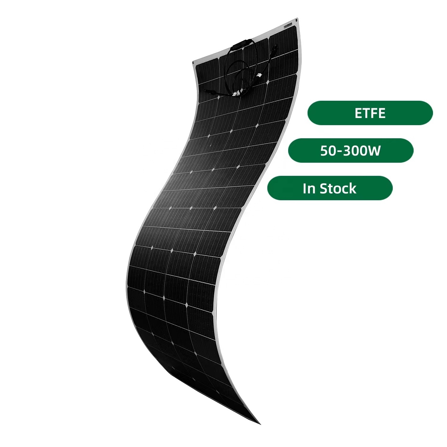 In Stock Flexible Solar Panel 200W 18V Thin Film ETFE Solar Panel for Caravan RV Boat Camper Trailer