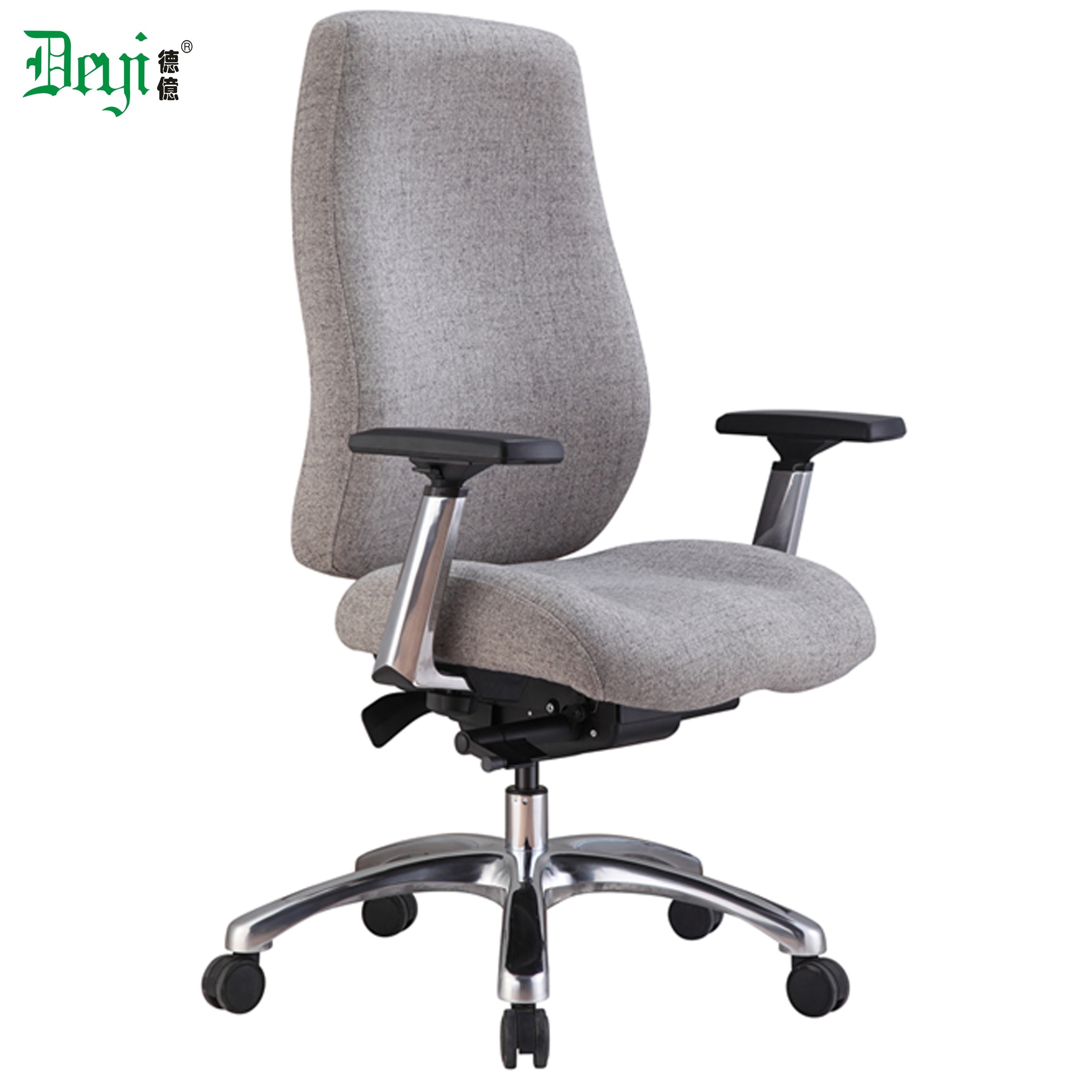 aluminium base computer office chair middle back race gaming chair with wheels