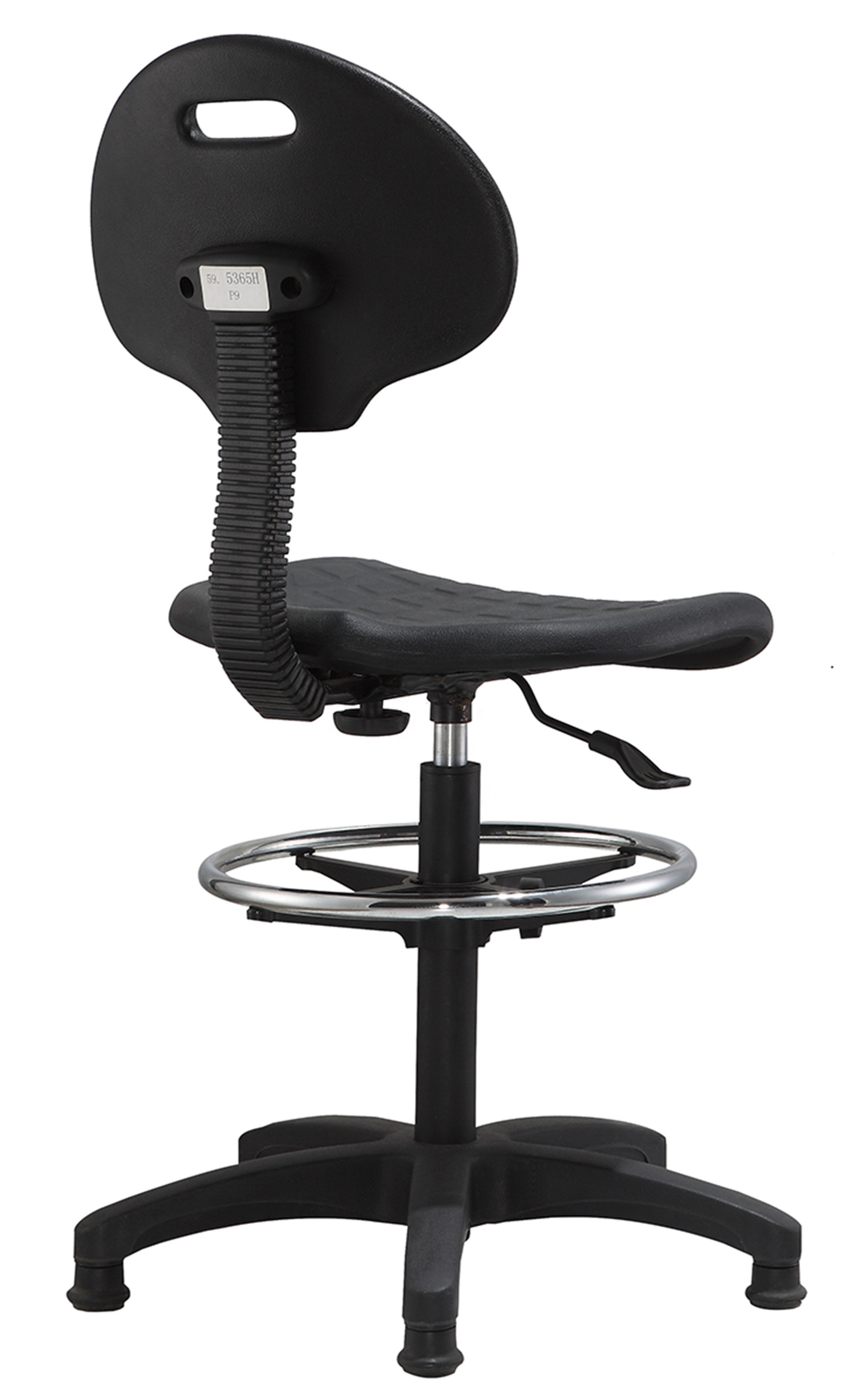 functional mechanism industrial chair PU material back and seat arm optional industrial sewing manager chair