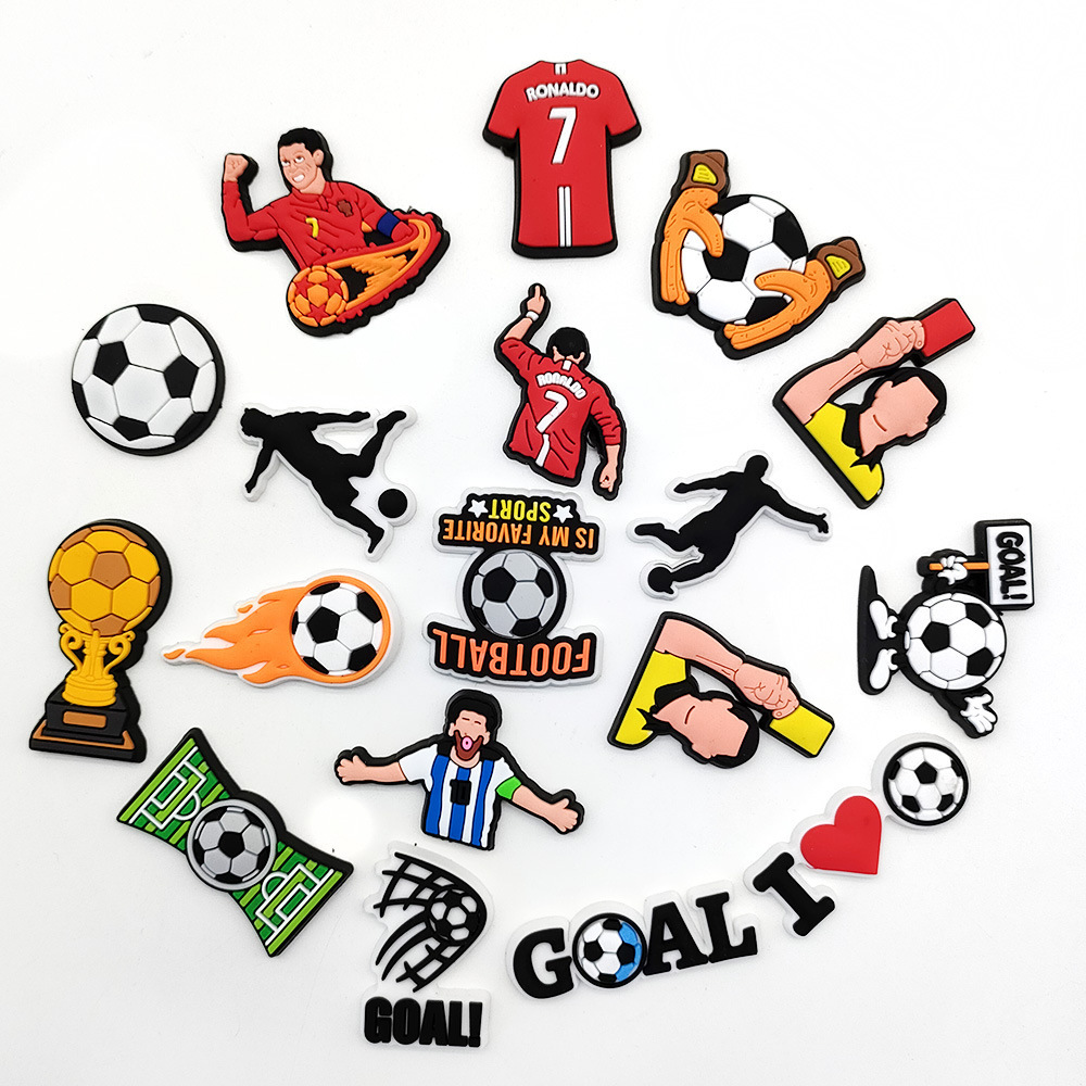 2022 World Soccer team shoe charms soccer clog charms shoe decoration sports team shoe charms