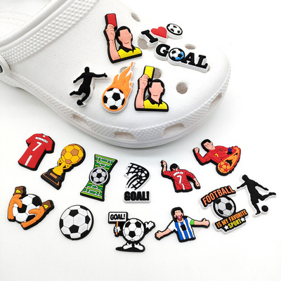 2022 World Soccer team shoe charms soccer clog charms shoe decoration sports team shoe charms