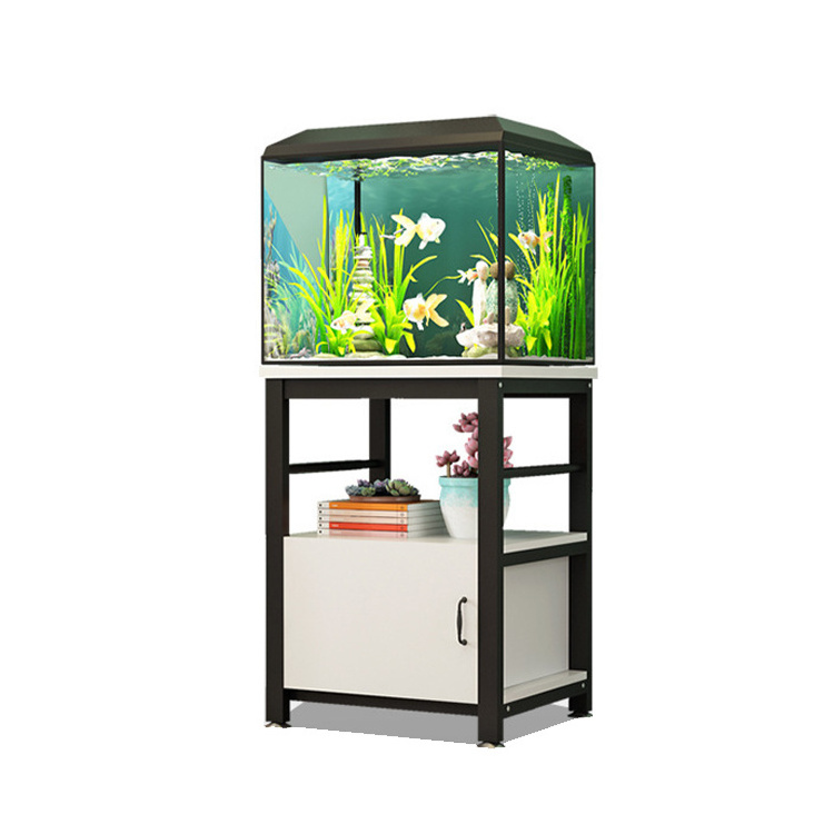 Relaxlines Wooden Modern Bedroom Industrial Furniture Fish Tank Cabinet TV Aquariums Stand