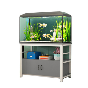 Relaxlines Wooden Modern Bedroom Industrial Furniture Fish Tank Cabinet TV Aquariums Stand