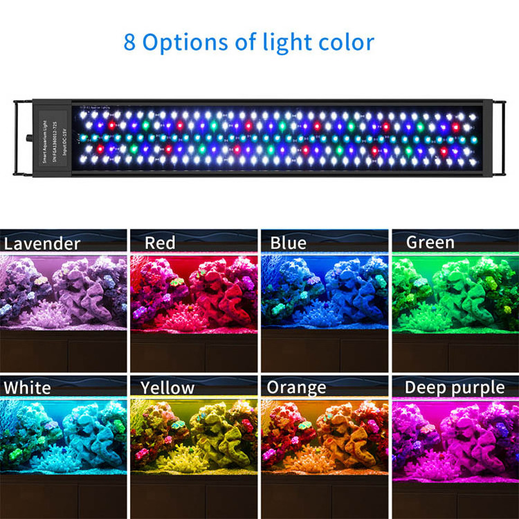 Chinese Cheap 120cm Aquarium Light Aquatic Coral Aquarium Led Lighting Fish Tank Marine Led Light For Aquarium