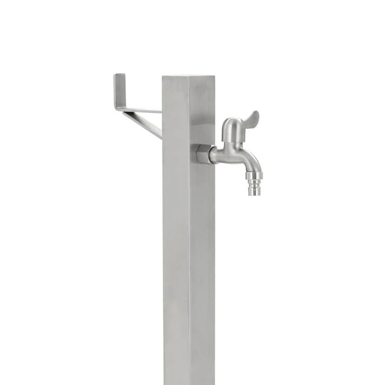 Hydrorelax freestanding outdoor pool column shower beach shower outdoor pool shower stainless steel