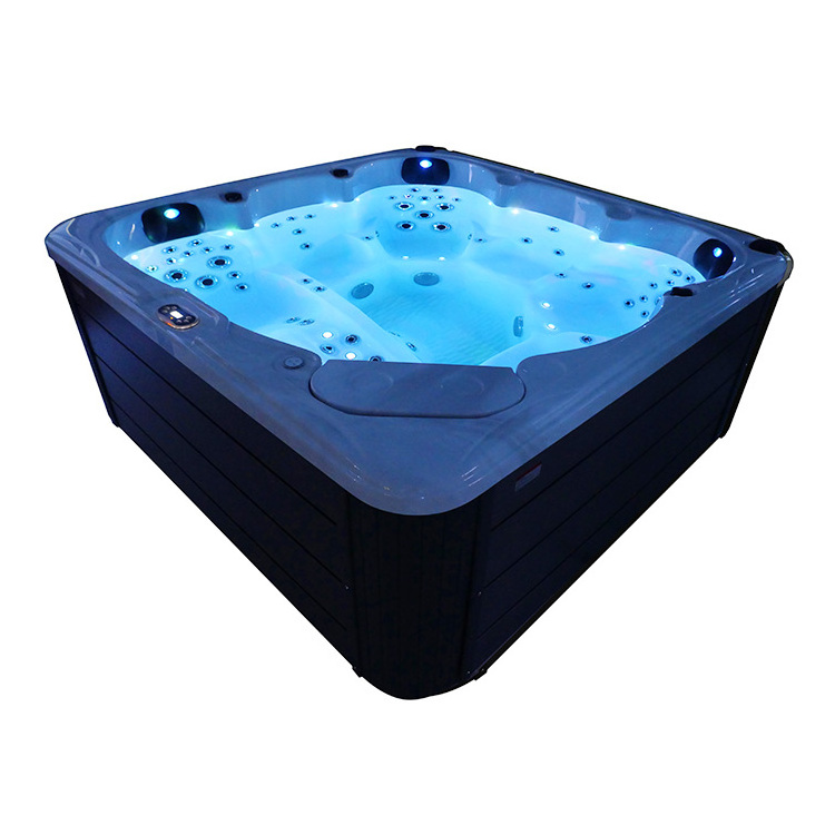 Luxury Hydrorelax Hot Tub Outdoor Swim Spa Acrylic Spa Bathtub With Massage Function