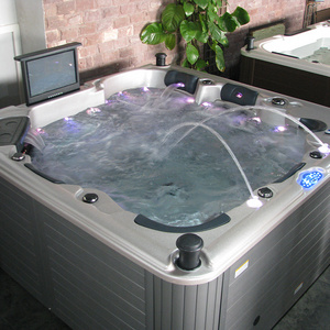 Hydrorelax Acrylic Material Spa Tubs Manufacturer supply 6 Persons Massage Outdoor Spa Hot Tub