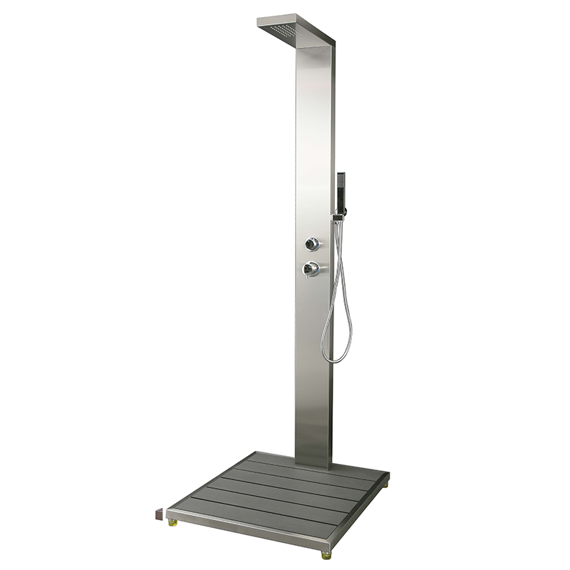 Hydrorelax Rain Outdoor Shower Beach Outside Stainless Steel Outdoor Pool Shower Stand For Swimming Pool And Garden