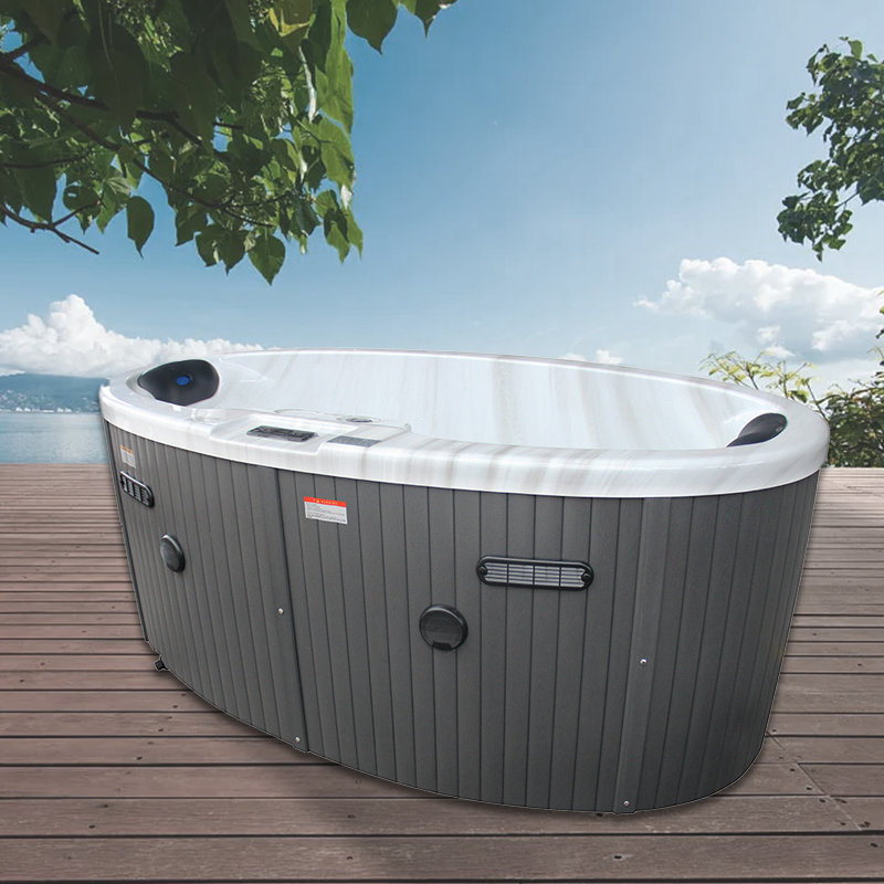 Hydrorelax 2 persons hot tub with deep seats outdoor/indoor jacuzy hot tub luxury bathtub whirlpool massage spa