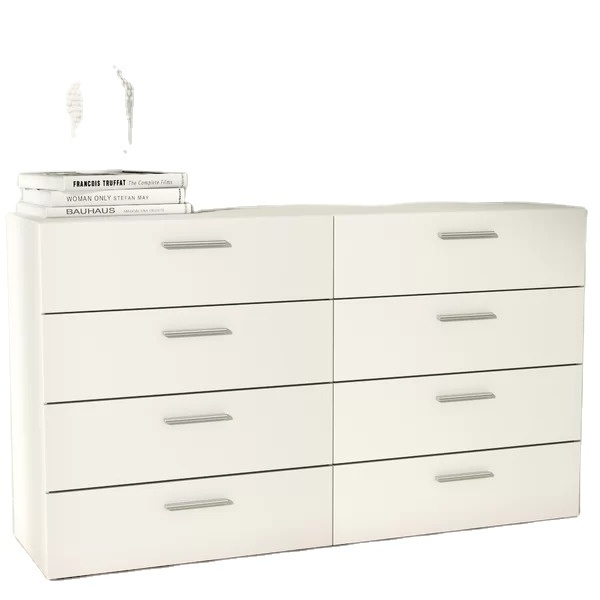 Lower mail charge wooden dresser for bedroom furniture spacing saving storage 8 drawers chest of drawer wooden dresser