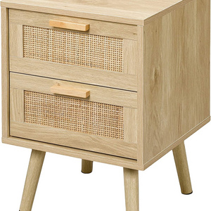 Modern Design Rattan Side Table Bed Room Furniture rattan cabinet